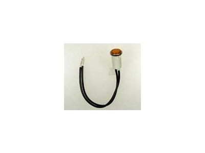 NEON LAMP 110-125V 6 inch LEADS AMBER Indicator Indicating Light Panel