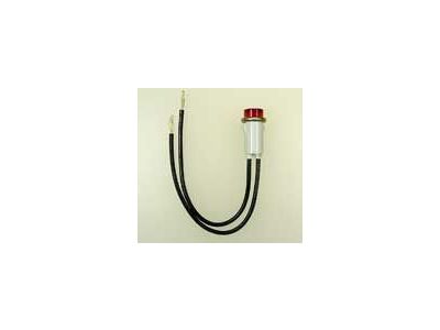 NEON LAMP 208-250V 6 inch LEADS RED Indicator Indicating Light Panel