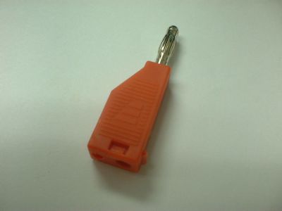 BANANA PLUG 4mm RED STACKABLE