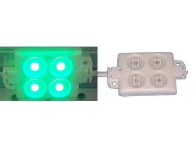 Hi Bright 4 LED Light Module Green