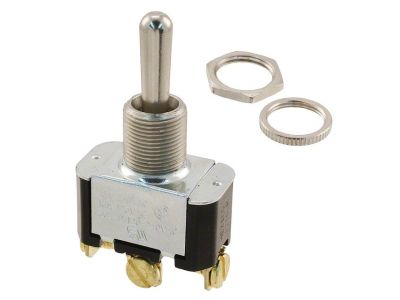 Philmore 30-053 HEAVY DUTY Bat Handle Toggle Switch SPDT 20A 125V ON-OFF-(ON) ST40H Momentary()