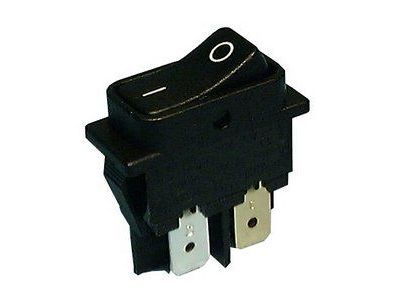 MINI ROCKER SWITCH DPST, 1552, T100/55