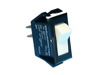 Philmore 30-370 V Style Rocker Switch SPST 10A 125V 5A 250V ON-(OFF) Momentary()