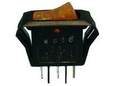 Philmore 30-390 Lighted Rocker Switch SPST 15A 125V ON-OFF Amber SCI R13-205 1600A11E 2800 ALCO LR 9280 E7560