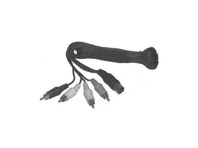 DIN CABLE 5 PIN DIN TO 4 RCA MALE PLUG 6 FT MIDI CONNECTOR