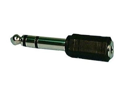 STEREO ADAPTOR 1/4 inch STEREO PLUG to 3.5MM STEREO JACK Adapter