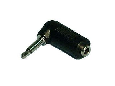 RIGHT ANGLE Audio Adaptor 3.5mm Mono Plug to 3.5mm Stereo Jack 561A
