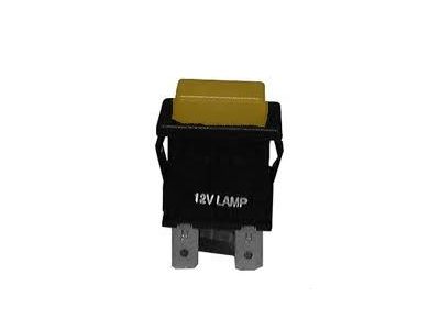 Philmore 30-836 Lighted Switch SPST 12A 125V 12V Lamp ON-OFF Amber ARCOLECTRIC SP 13A DP 12A