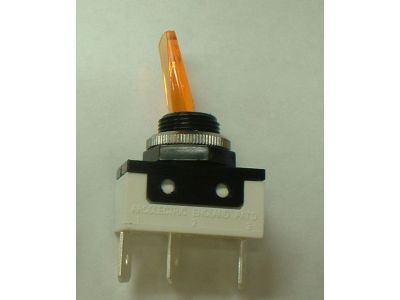 Philmore 30-894 Lighted Paddle Handle Switch SPST 16A 12V ON-OFF Amber ARCOLECTRIC