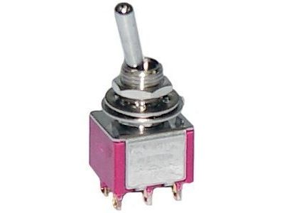 Philmore 30-10018 Mini Toggle Switch DPDT 5A 120V (ON)-OFF-(ON) Q11 E-2028 Momentary()