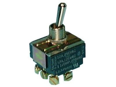Philmore 30-10240 HEAVY DUTY Bat Handle Toggle Switch 3PDT 15A 125V ON-OFF-ON CARLING 1,2,3-PHASE