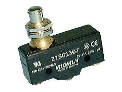 Philmore 30-1307 Heavy Duty Micro Switch SPDT 15A 125/250V with Plunger HIGHLY Z15G1307