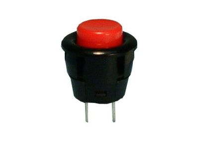 Philmore 30-2295 NTE 54-385 Round Snap In Push Button Switch SPST 3A (ON)-OFF Red DS-412 Momentary()