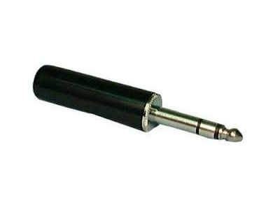 .206 Diameter 3/16 inch, 3 conductor stereo audio plug, typical in aircraft