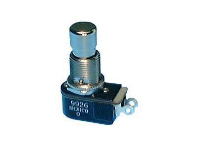 Philmore 30-14450 AC/DC Push Button Switch SPST 16A OFF-(ON) Solder Momentary()