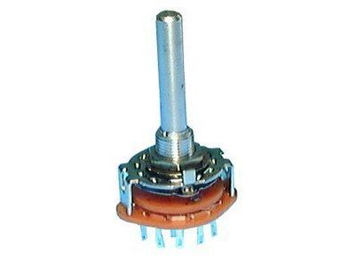 Philmore 30-15303 Rotary Switch, Non Shorting .3A@125V,3 Pole,3 Position