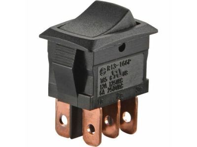 Philmore 30-16606 Mini Rocker Switch, DPDT 10A @125V/6A @250V, ON-ON SCI R13-166P