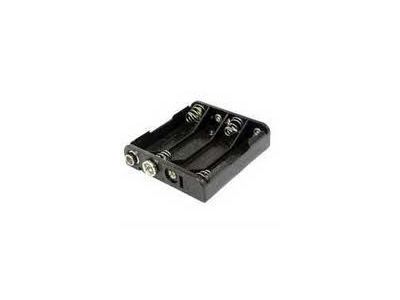 BATTERY HOLDER 4 AAA CELL 9V SNAP