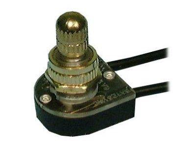 Philmore 30-9161 Rotary Canopy Switch SPST 6A 125V ON-OFF Knurled ZING EAR E89885