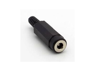 DC POWER JACK .7mm x 2.35mm. EIAJI EIAJ1 Class. Mates with 235B, 2359B Plugs