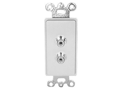 2 RCA PLATE WHITE