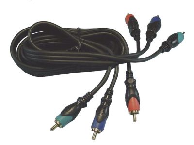 COMPONENT VIDEO CABLE 6 ft 3 RCA M to M