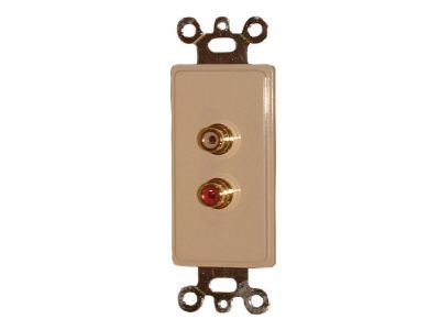 2 RCA PLATE IVORY