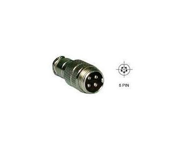 MOBILE CONNECTOR 5 PIN MALE INLINE CURRENT RATING 7.5 AMPS MAX