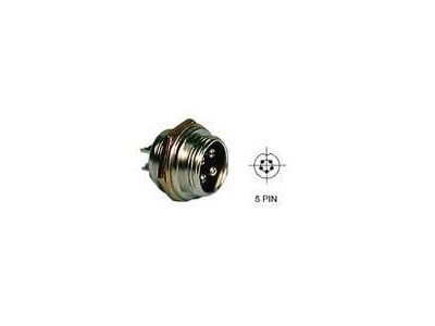 MOBILE CONNECTOR 5 PIN MALE CHASSIS CURRENT RATING 7.5 AMPS MAX
