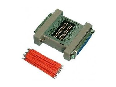 DB25 Male to Female Adapter Breakout Board Box Connector Reconfiguration Rewire