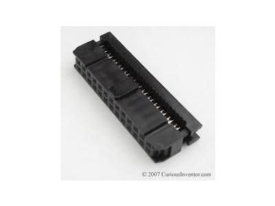 DUAL ROW IDC CONNECTOR 26 Position