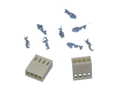 2PK Female LOCKING HOUSING CONNECTOR 6 POSITION .100 HEADER with pins