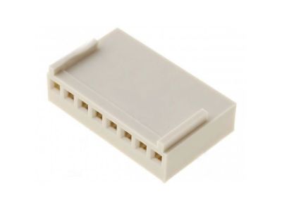 2PK Female LOCKING HOUSING CONNECTOR 8 POSITION .100 HEADER with pins