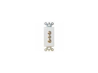 DECORA 1 F81 & 2 RCA JACKS