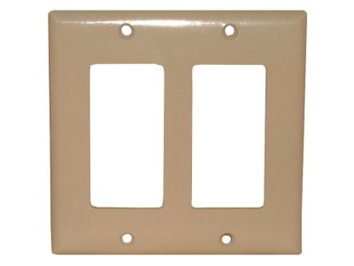 DOUBLE WALL PLATE IVORY DECORA