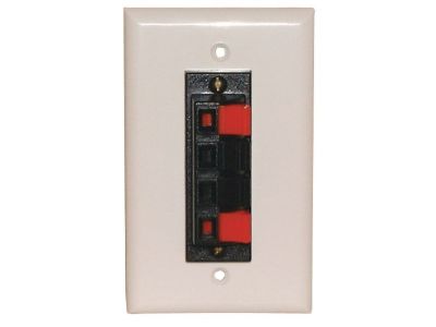SPEAKER TERMINAL WALL PLATE