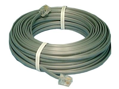 PHONE EXT CORD 4 CONDUCTOR 50 ft