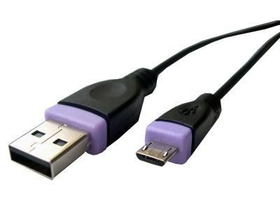3 ft. USB A to Micro USB B 2.0, Raspberry Pi Power Supply Cable