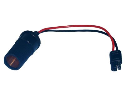 12V Cigarette Lighter Socket to 2 Position Flat Connector SAE, MLD