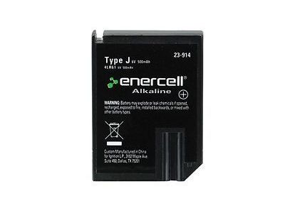 BATTERY J Cell Type, 4LR61, 7K67, 7K67B, 867, 1412AP, 23-914, 4LR61, 6V ALKALINE