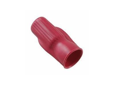 100PK Spring-loaded Wire Nut Connector: 22-10 AWG, red