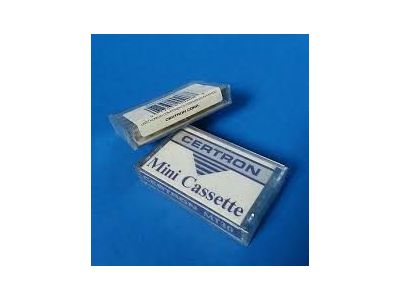 Certron Mini Micro Audio Cassette Tape, 30 Minute W02