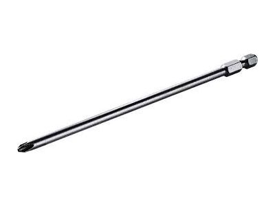 #2 Phillips 6inch Driver Bit 1/4inch Hex