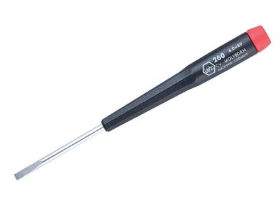 WIHA 260 Precision Slotted SCREWDRIVER 1.5mm ( 1/16 inch ), blade length 40mm