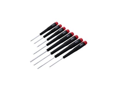 WIHA 263 8 Pc. Precision SCREWDRIVER HEX SET : .028 inch ( 0.7mm ), .035 inch ( 0.9mm ), .050 inch ( 1.3mm ), 1/16 inch, 5/64 inch, 3/32 inch, 7/64 inch, 1/8 inch
