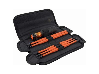 Klein 8-in-1 Insulated Interchangeable Screwdriver Set Slot and Phillips