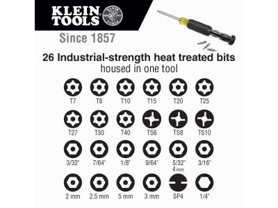 Klein 27 in 1 Multi-Bit Tamperproof Screwdriver