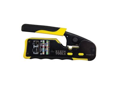 Klein Pass-Thru Modular Crimper, For RJ45 Cat5, Cat5E, Cat6