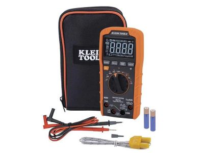 Klein Auto Ranging True RMS Digital Multimeter with Temperature.
