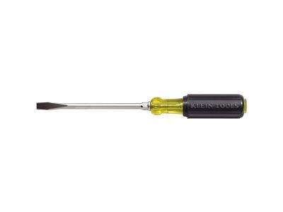 Klein 5/16 Inch Keystone Tip Screwdriver, Cushion-Grip, 6-Inch